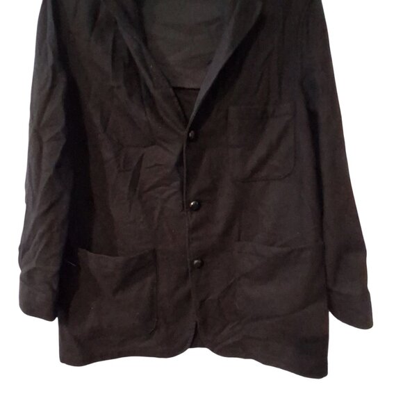 Hickey Freeman suit jacket mens 42 R tweed 90% wool 10% cashmere brown black - Picture 6 of 7